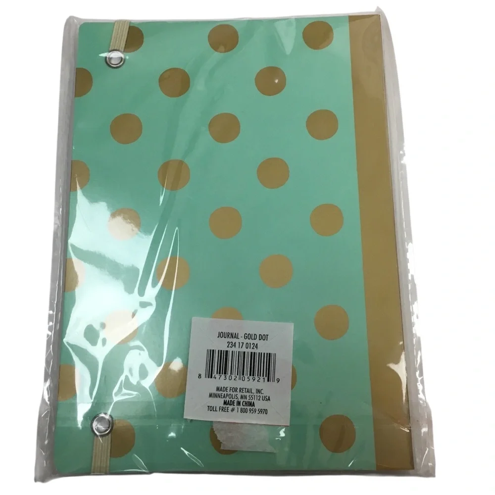 Planner Kit Stationery Set Journal Mechanical Pencils Teal Gold Dots Target NWT
